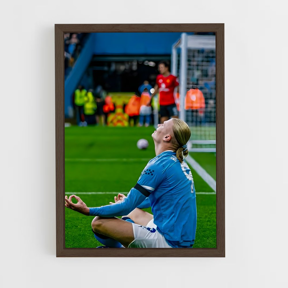 ap-erling haaland-8 cadre Bois foncé