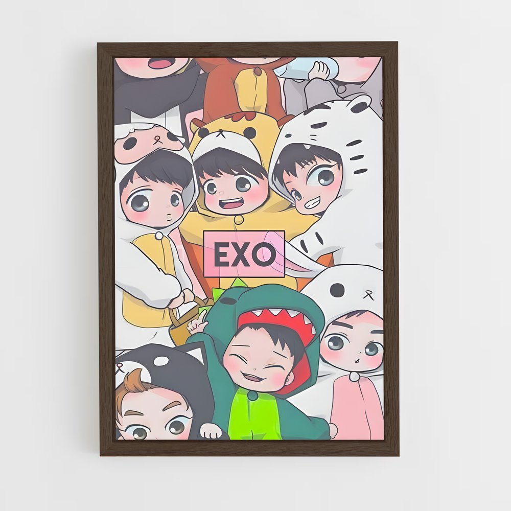 ap-exo-6 cadre Bois foncé