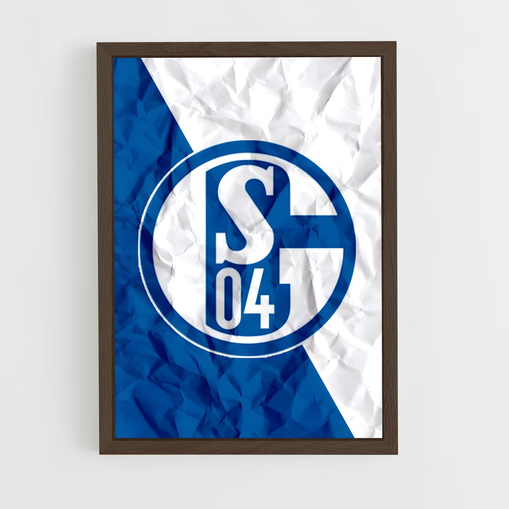 ap-fc schalke 04-6 cadre Bois foncé