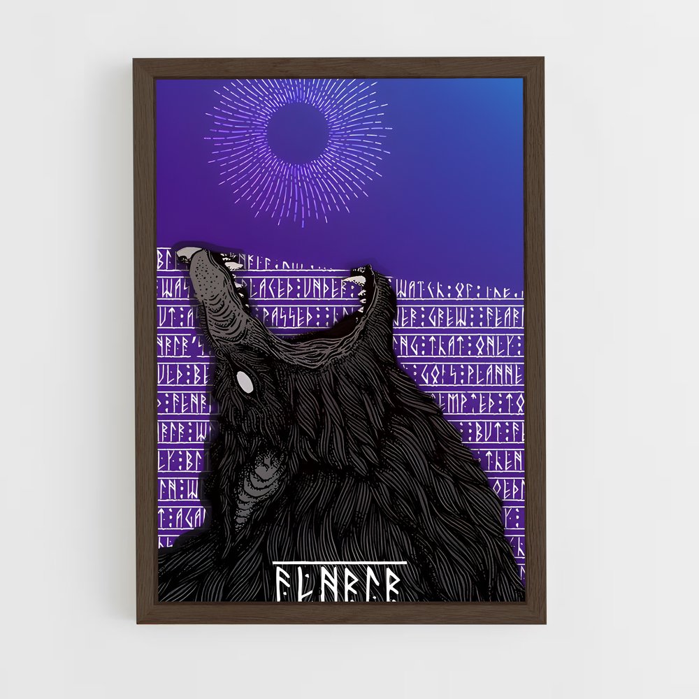 ap-fenrir-4 cadre Bois foncé