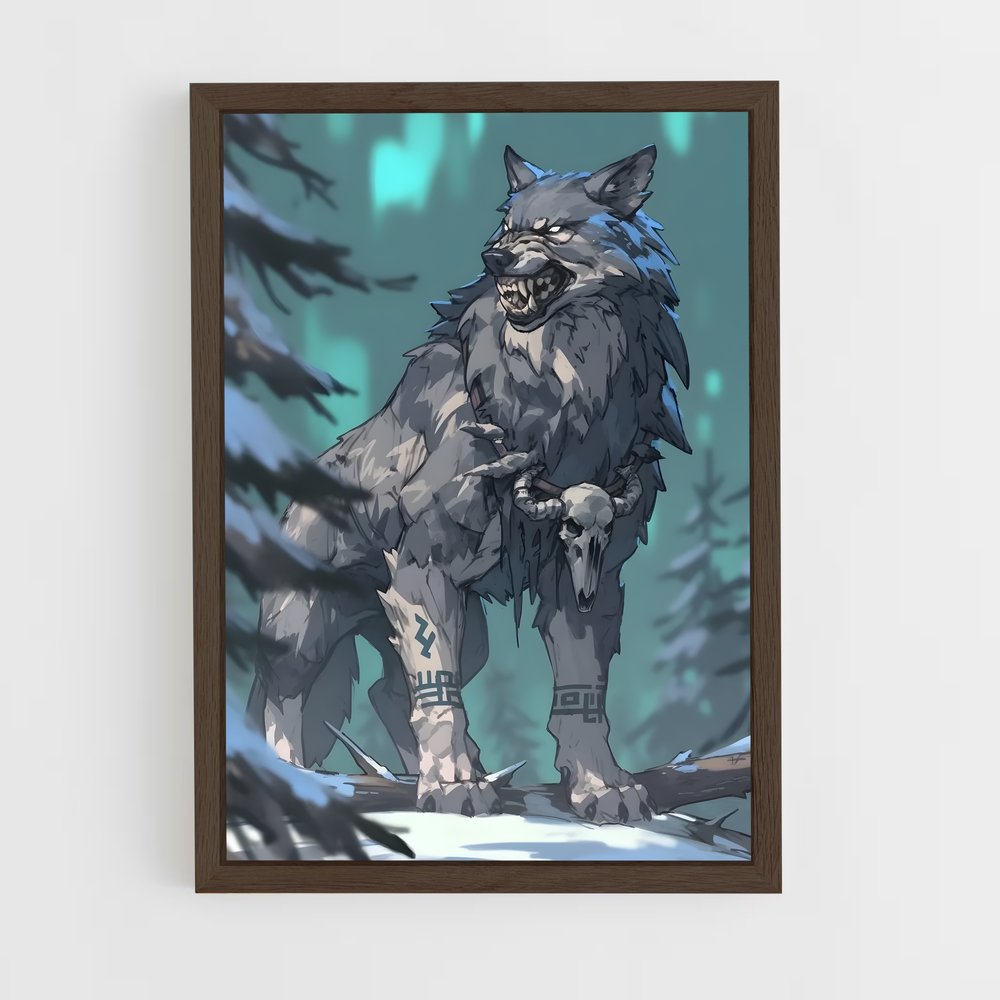 ap-fenrir-7 cadre Bois foncé