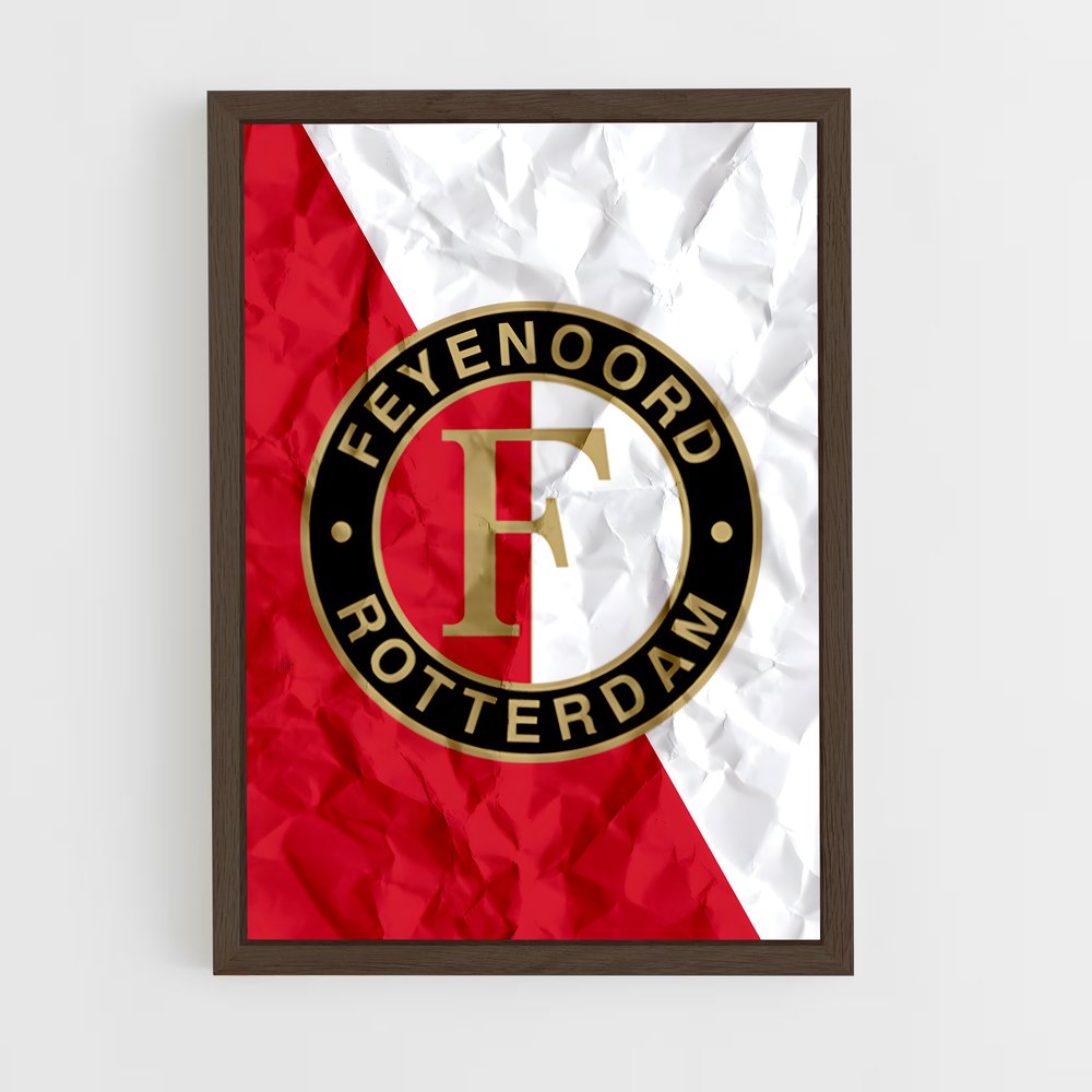 ap-feyenoord rotterdam-4 cadre Bois foncé