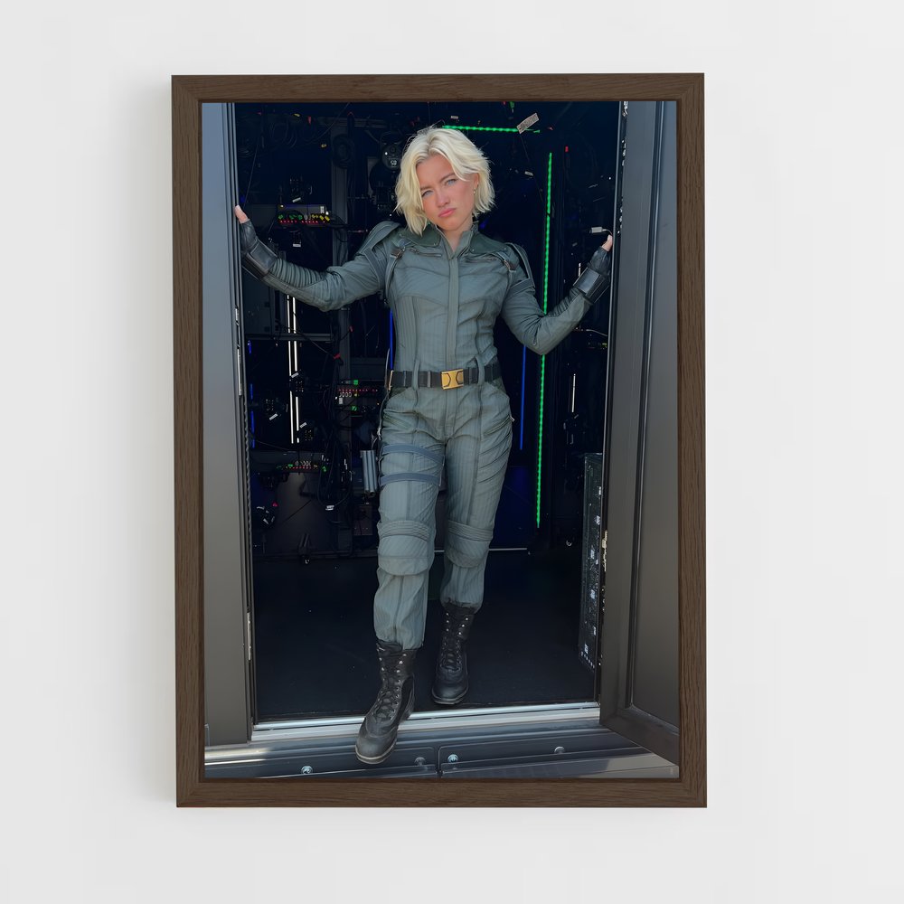 ap-florence pugh-1 cadre Bois foncé