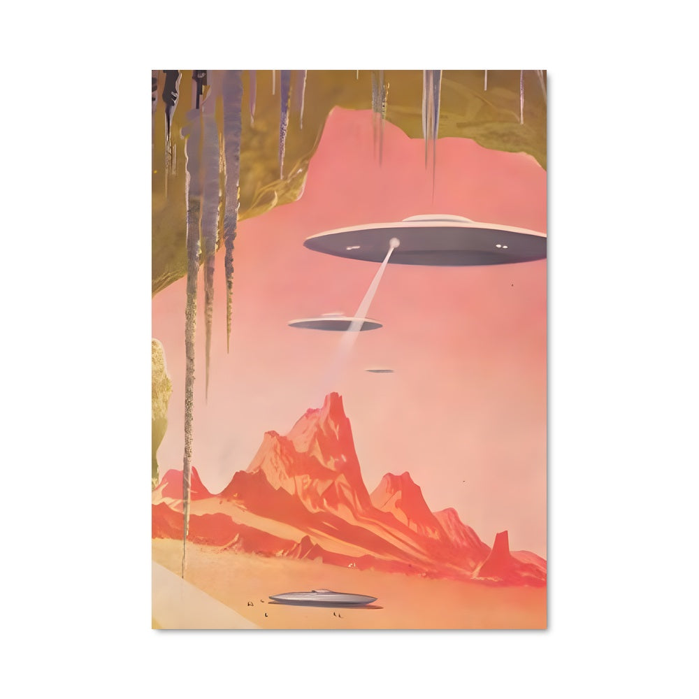 Poster Soucoupes Volantes au Sommet