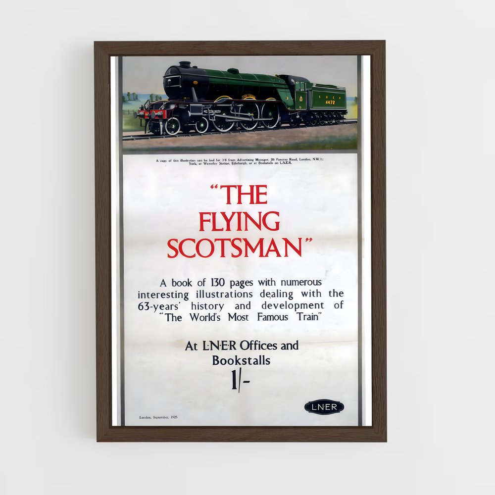 ap-flying scotsman-6 cadre Bois foncé