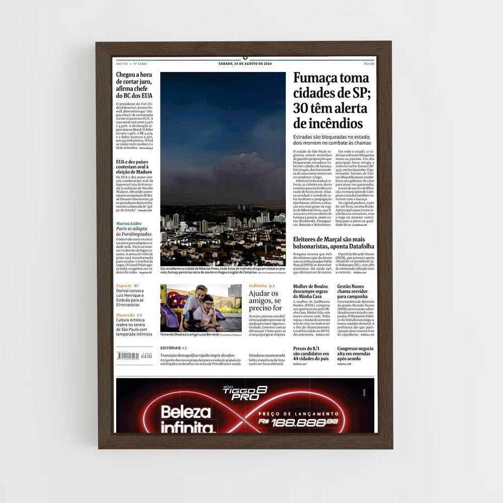 ap-folha de s.paulo-2 cadre Bois foncé