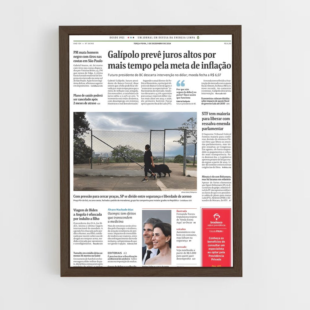 ap-folha de s.paulo-9 cadre Bois foncé