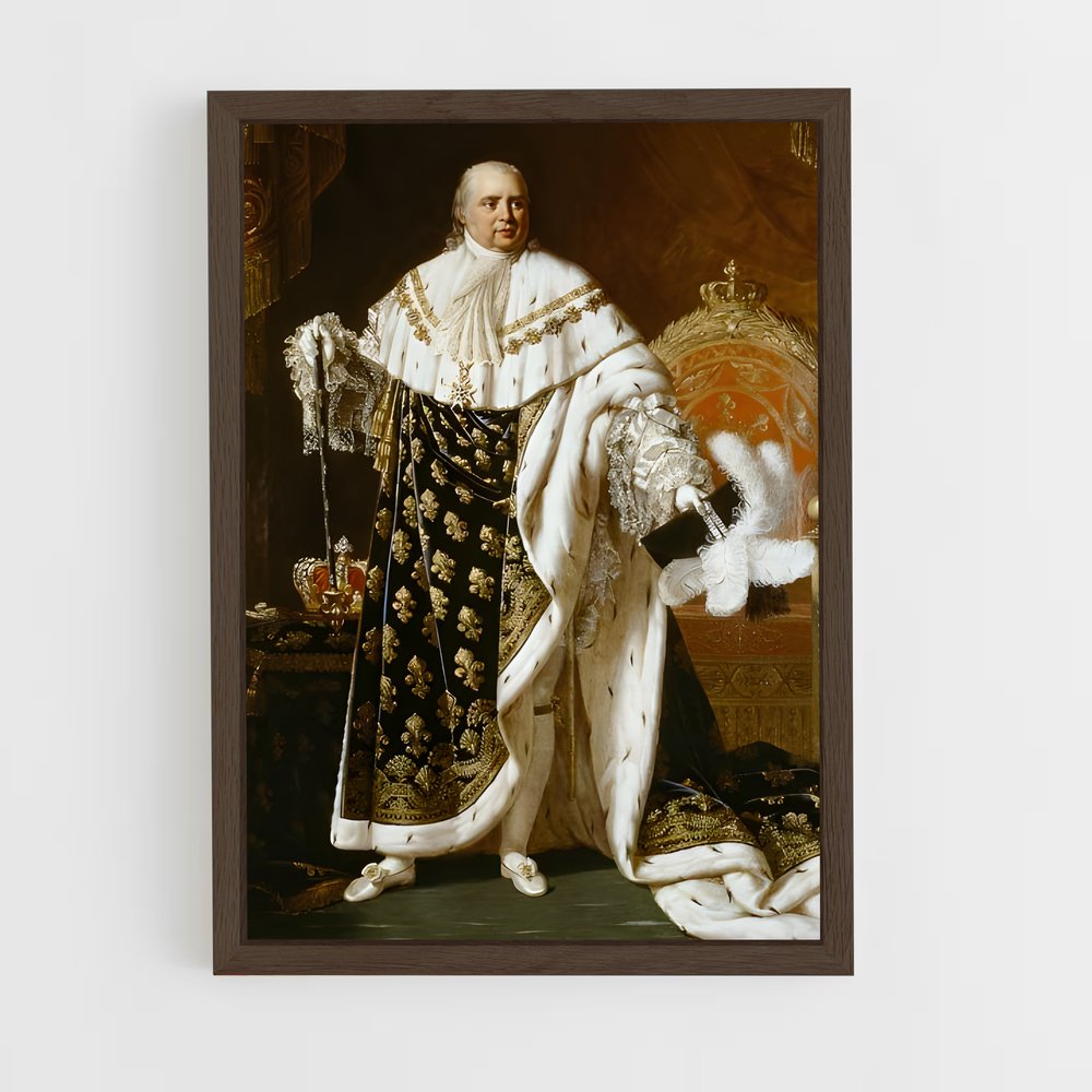 ap-french empire-4 cadre Bois foncé