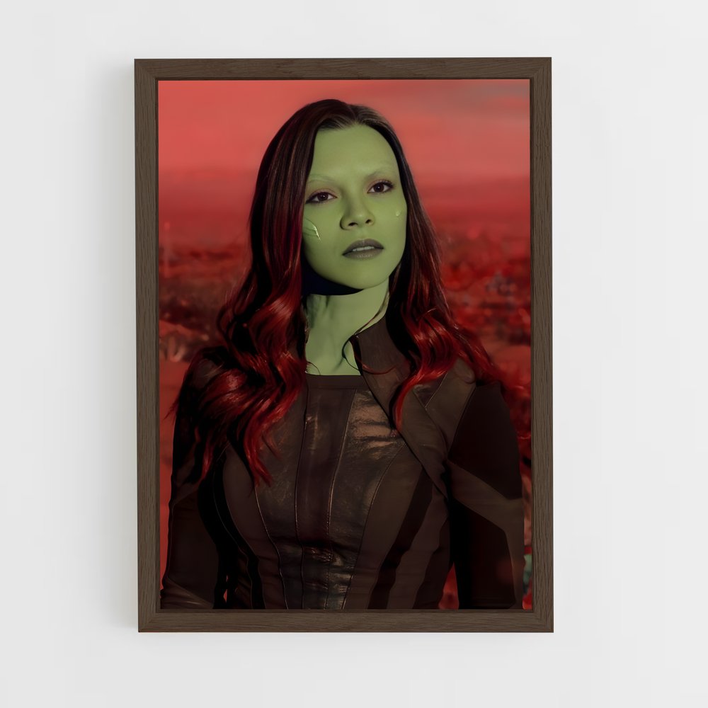 ap-gamora guardians-7 cadre Bois foncé