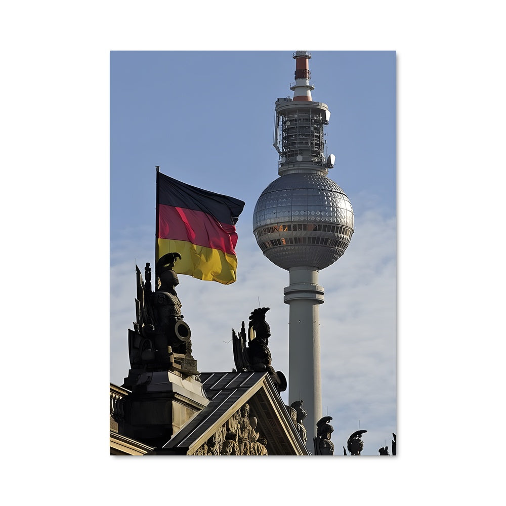 Poster Drapeau de Berlin