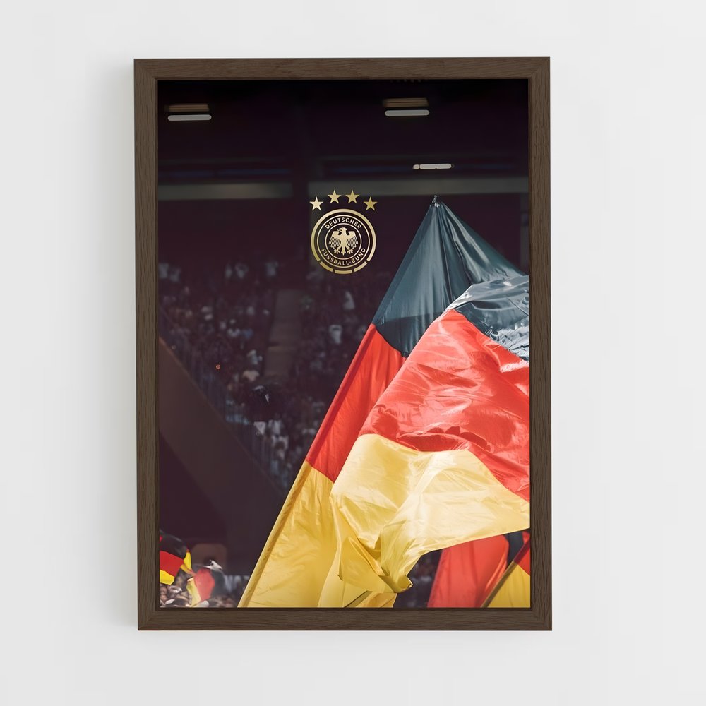 ap-germany national football team-1 cadre Bois foncé