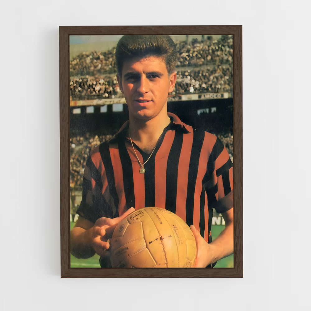 ap-gianni rivera-1 cadre Bois foncé