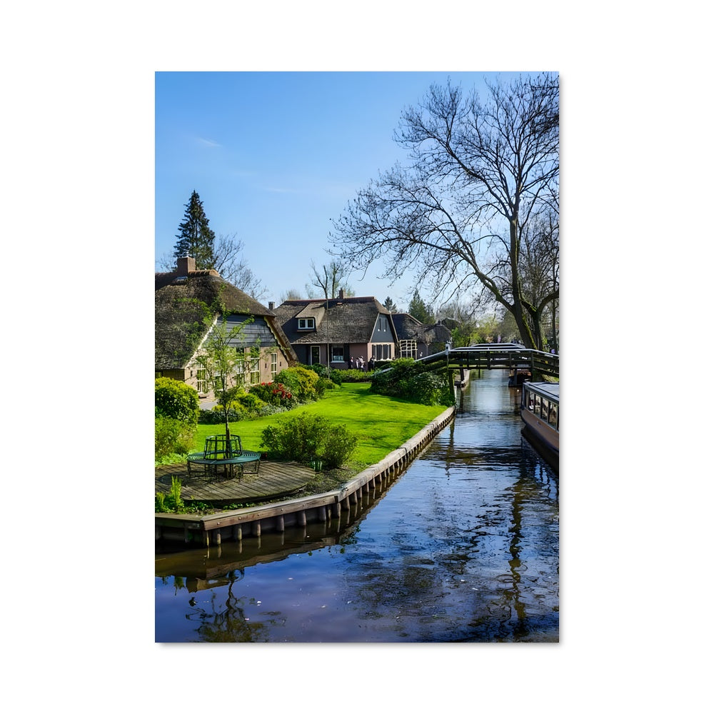 Poster Canaux de Giethoorn