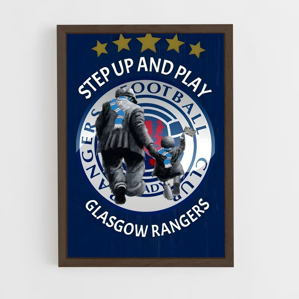 ap-glasgow warriors-3 cadre Bois foncé