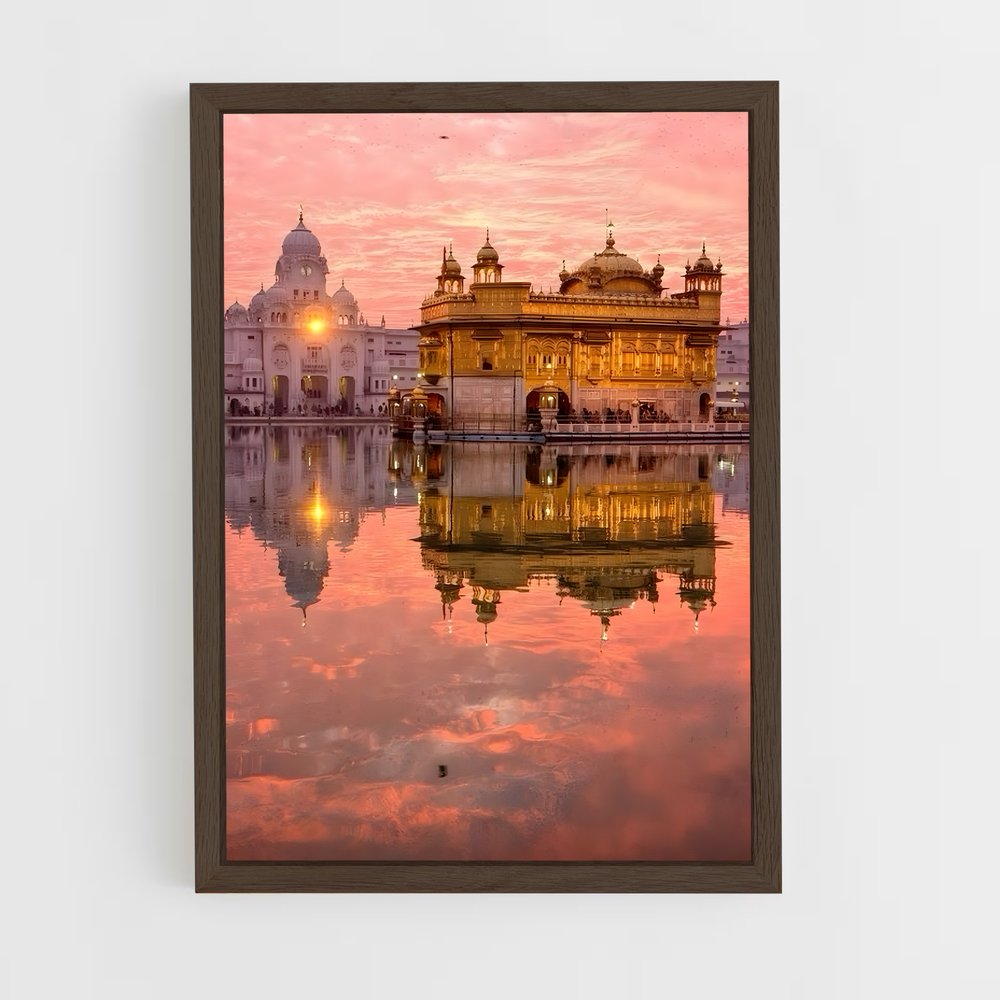 ap-golden temple-7 cadre Bois foncé