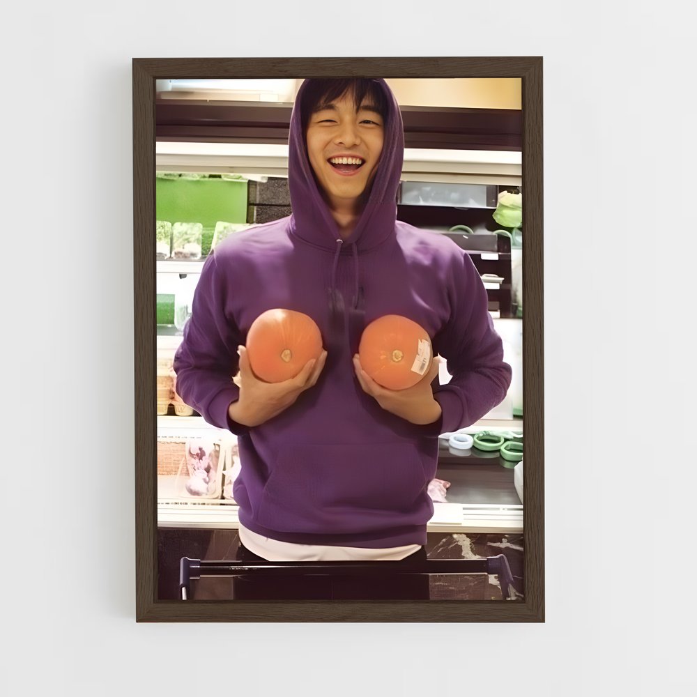 ap-gong yoo-6 cadre Bois foncé