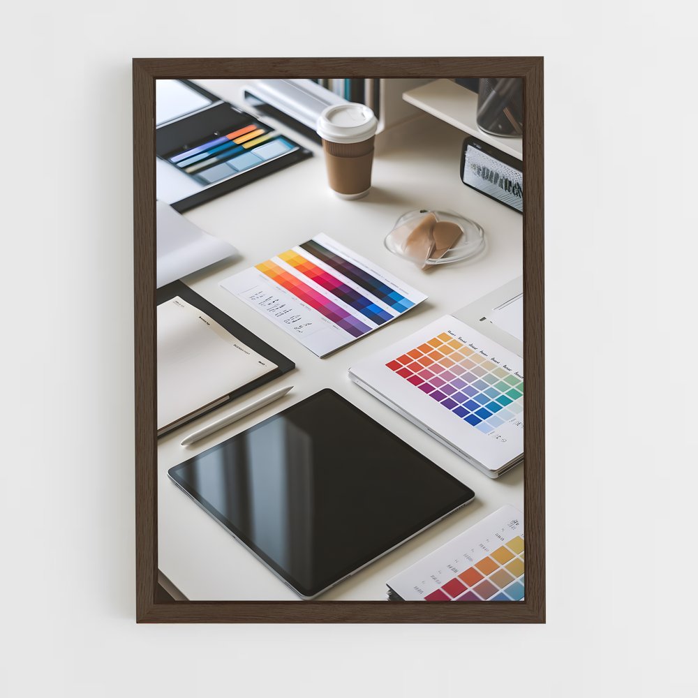 ap-graphic designer-3 cadre Bois foncé
