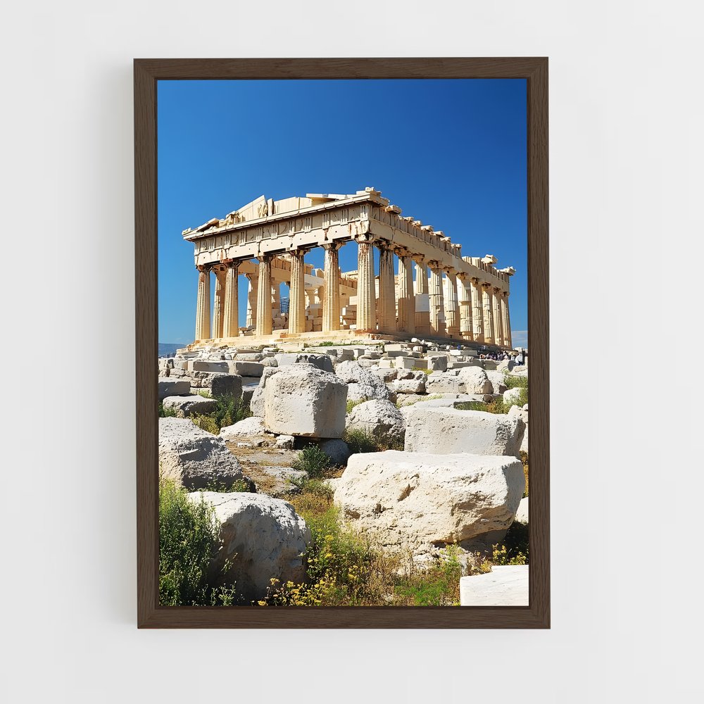 ap-greece-12 cadre Bois foncé