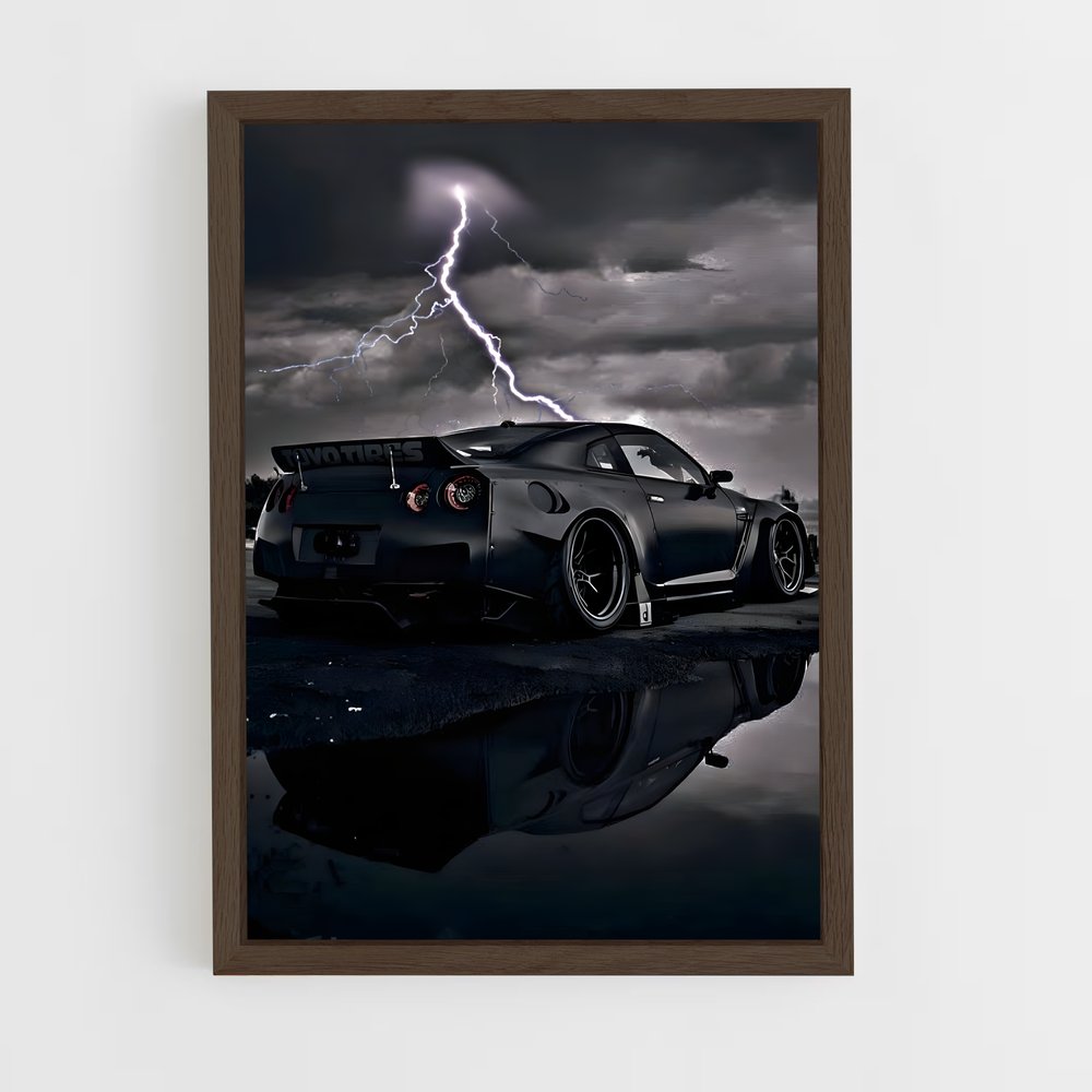 ap-gt-r r35-1 cadre Bois foncé