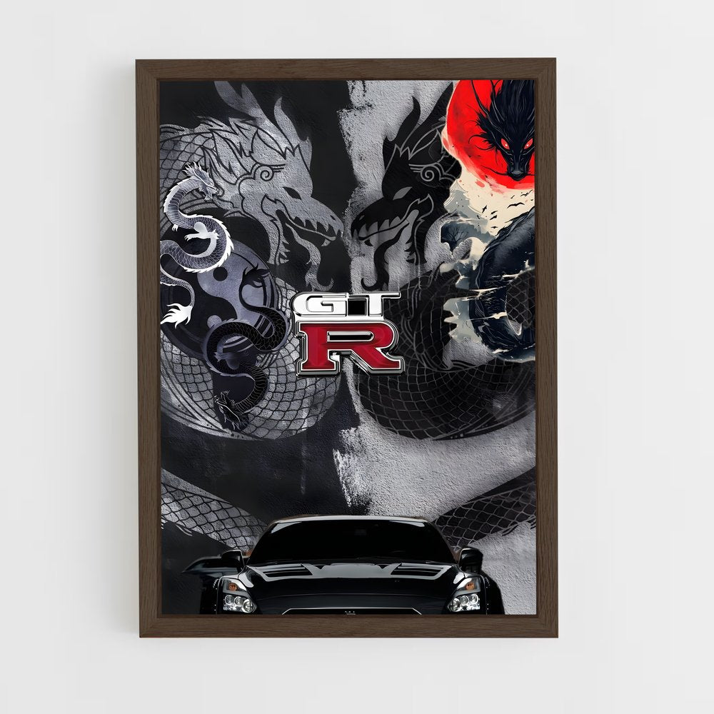 ap-gt-r r35-2 cadre Bois foncé