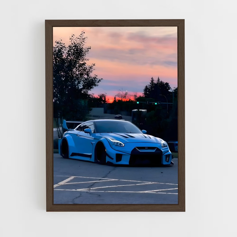 ap-gt-r r35-3 cadre Bois foncé