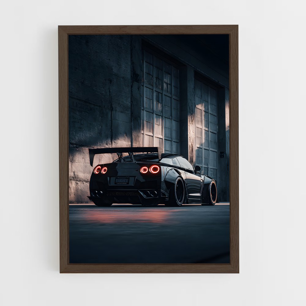 ap-gt-r r35-5 cadre Bois foncé