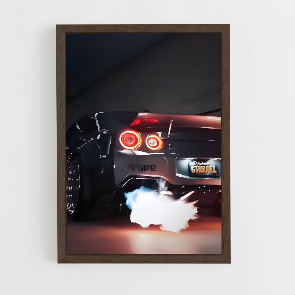 ap-gt-r r35-6 cadre Bois foncé