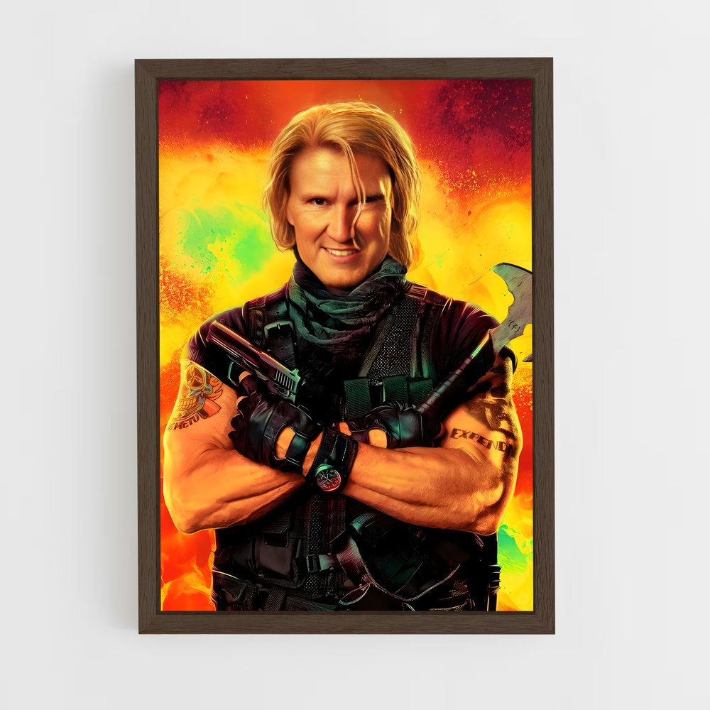 ap-gunner jensen-1 cadre Bois foncé