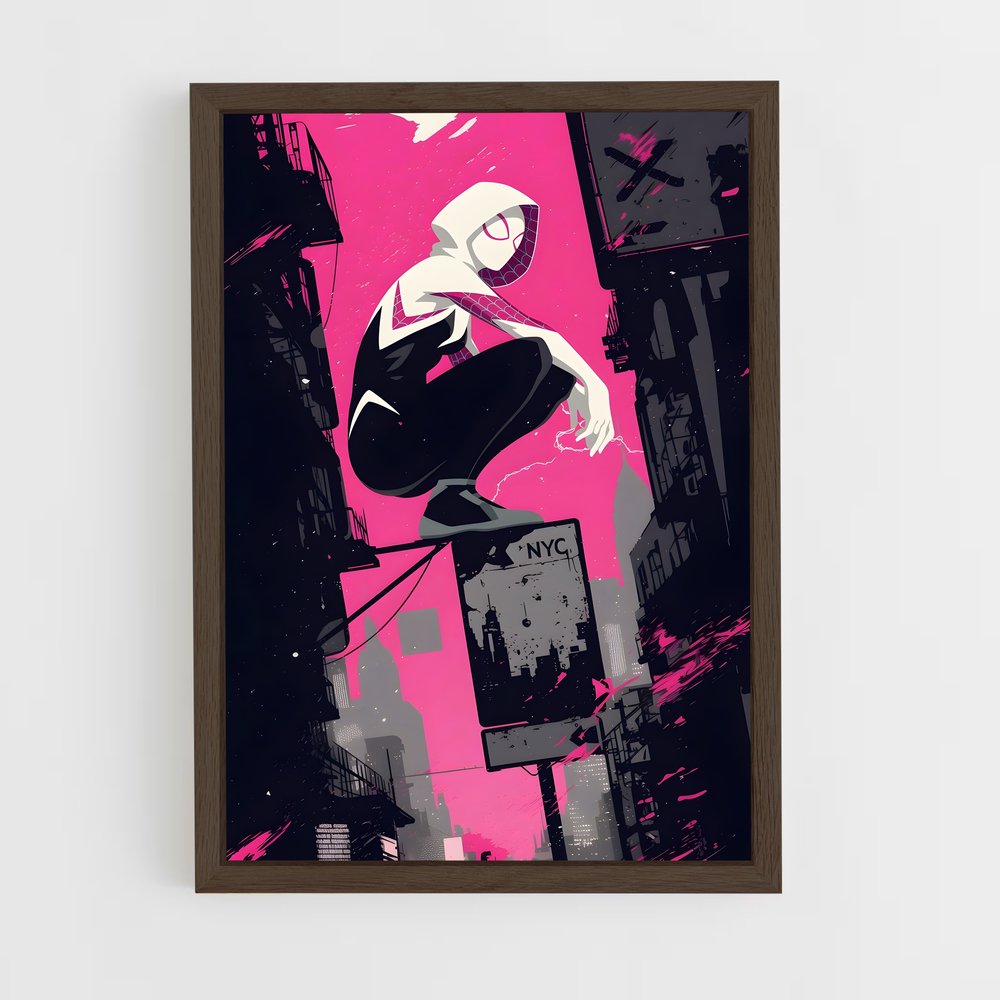ap-gwen stacy-2 cadre Bois foncé