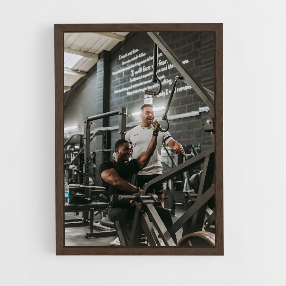 ap-gym trainer-1 cadre Bois foncé