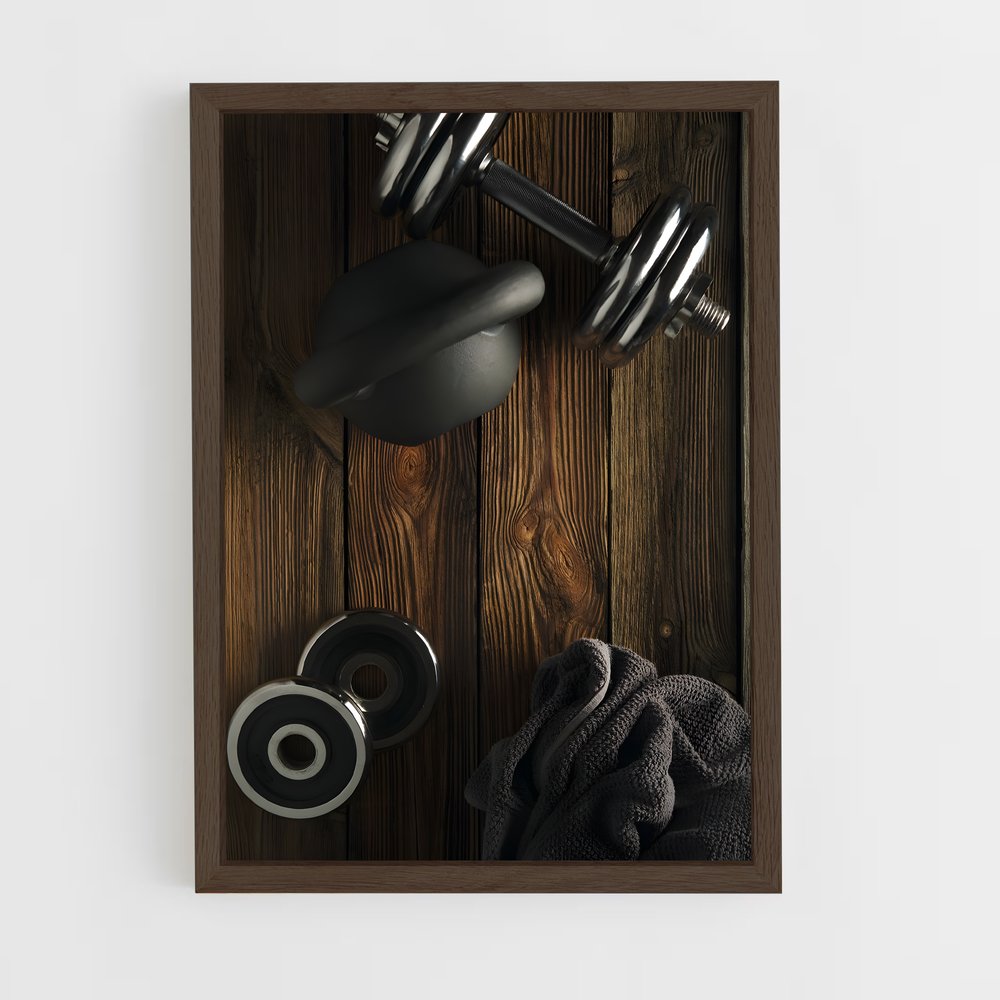 ap-gym trainer-12 cadre Bois foncé