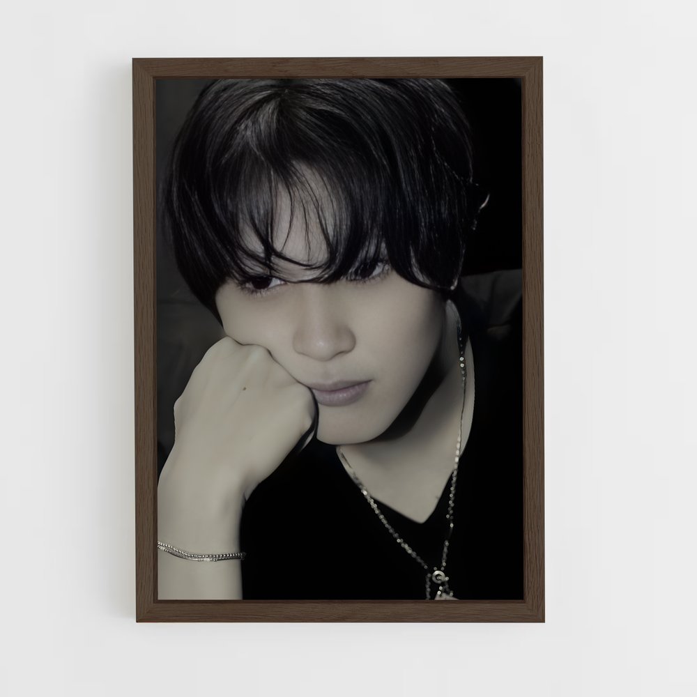 ap-haechan-4 cadre Bois foncé