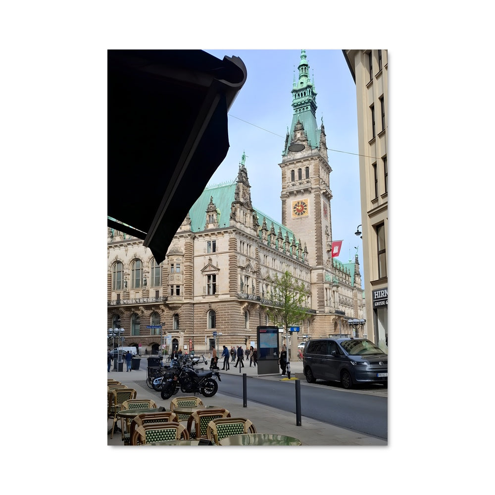 Poster Terrasse à Hamburg