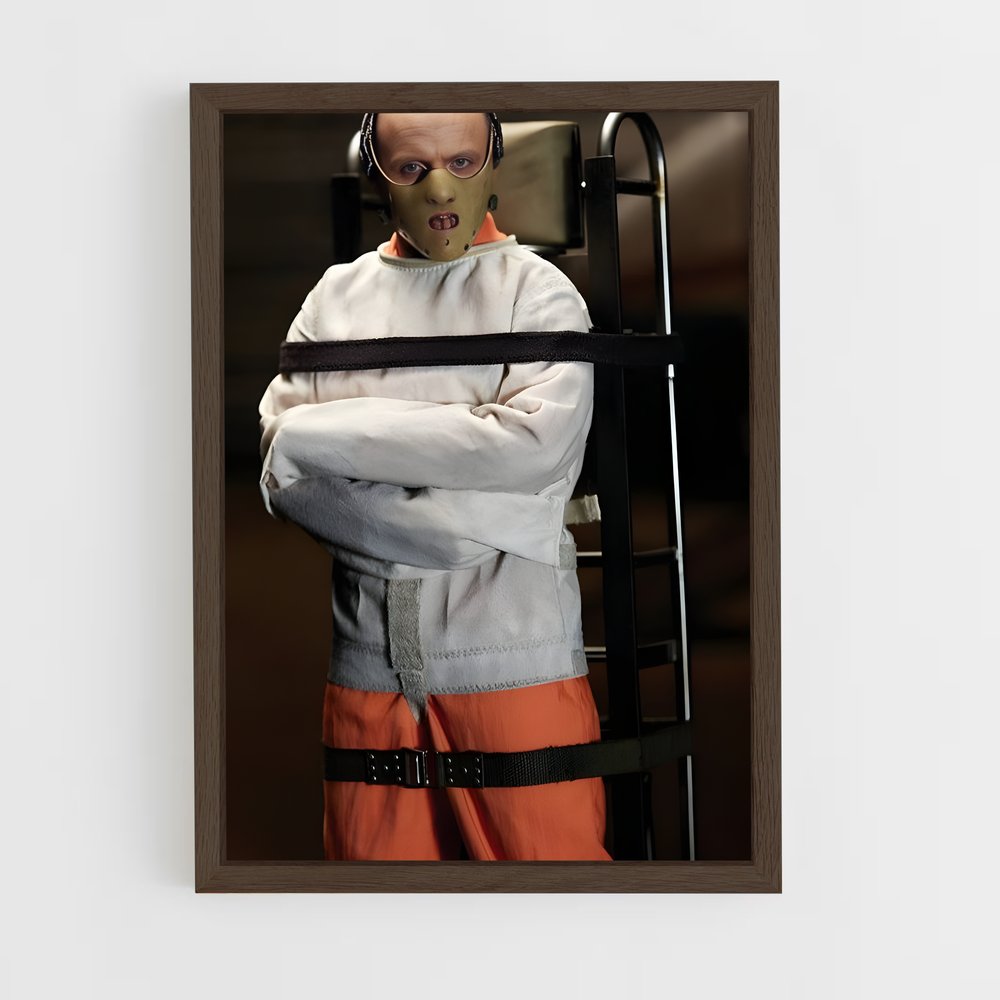 ap-hannibal lecter-1 cadre Bois foncé