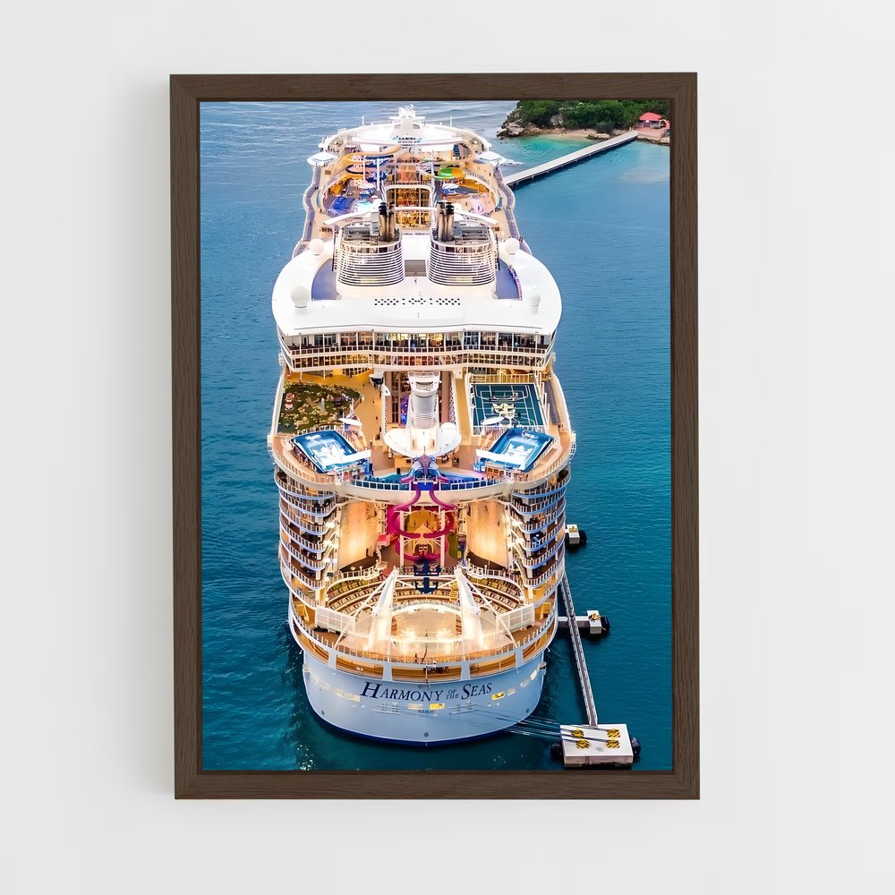 ap-harmony of the seas-1 cadre Bois foncé