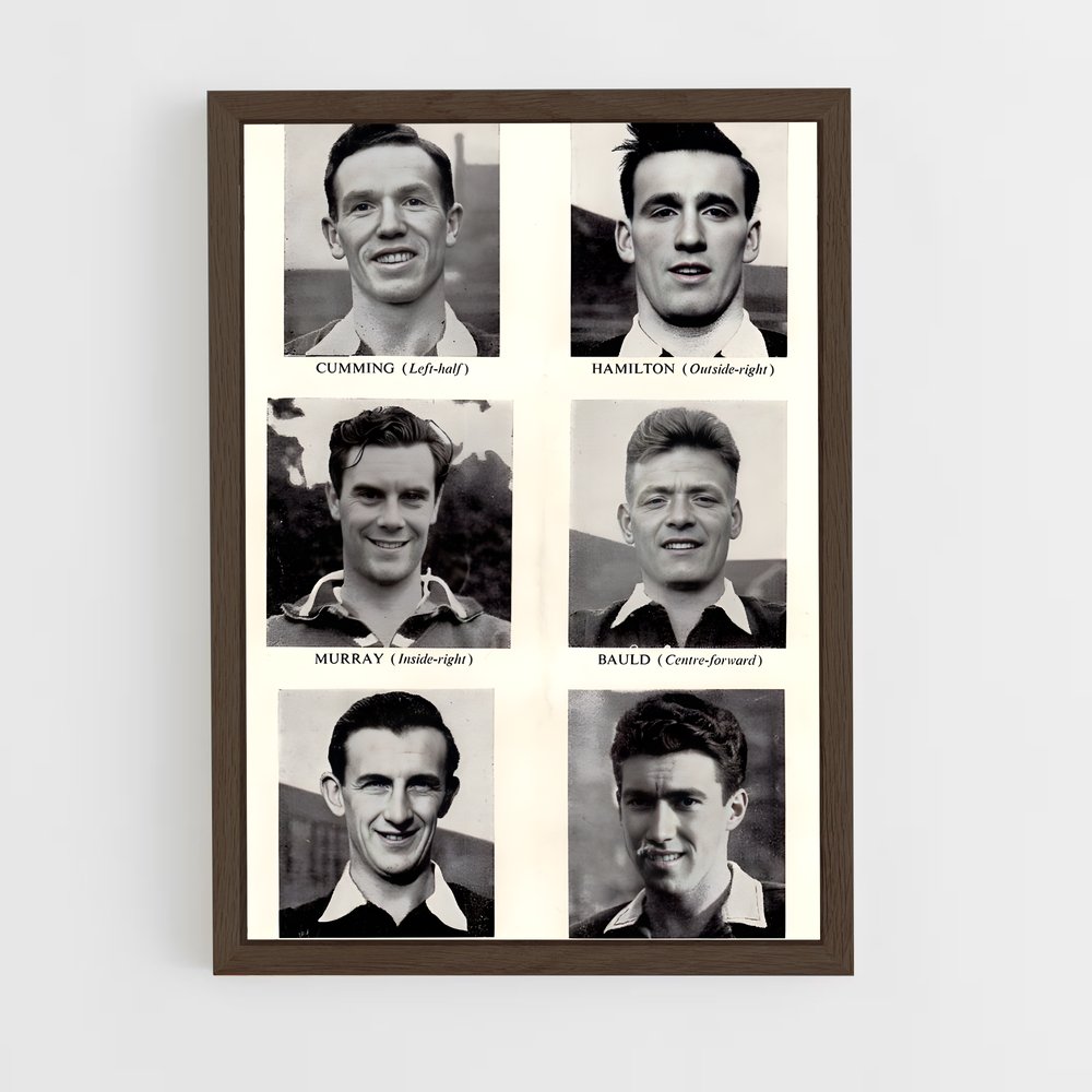 ap-heart of midlothian fc-5 cadre Bois foncé