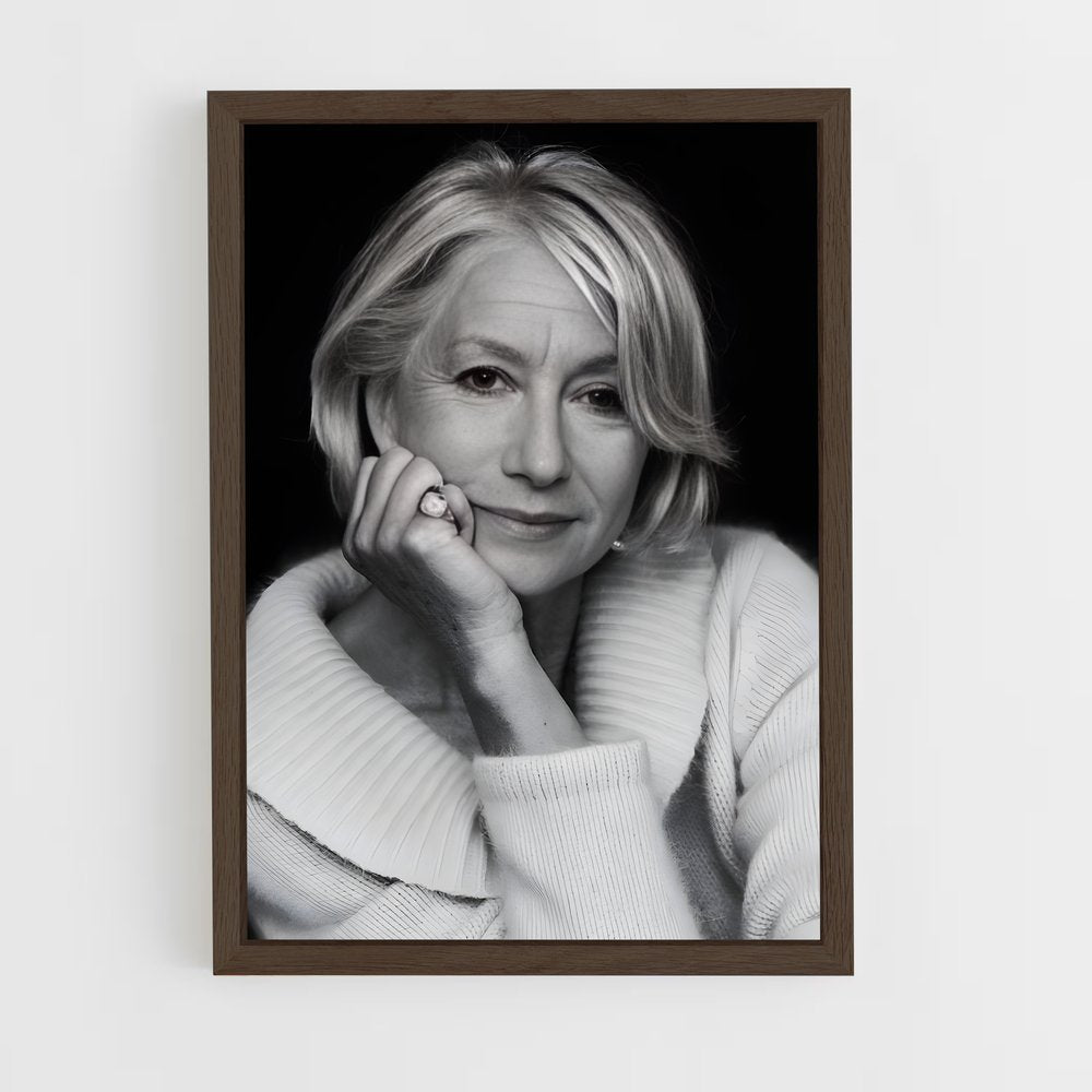 ap-helen mirren-1 cadre Bois foncé