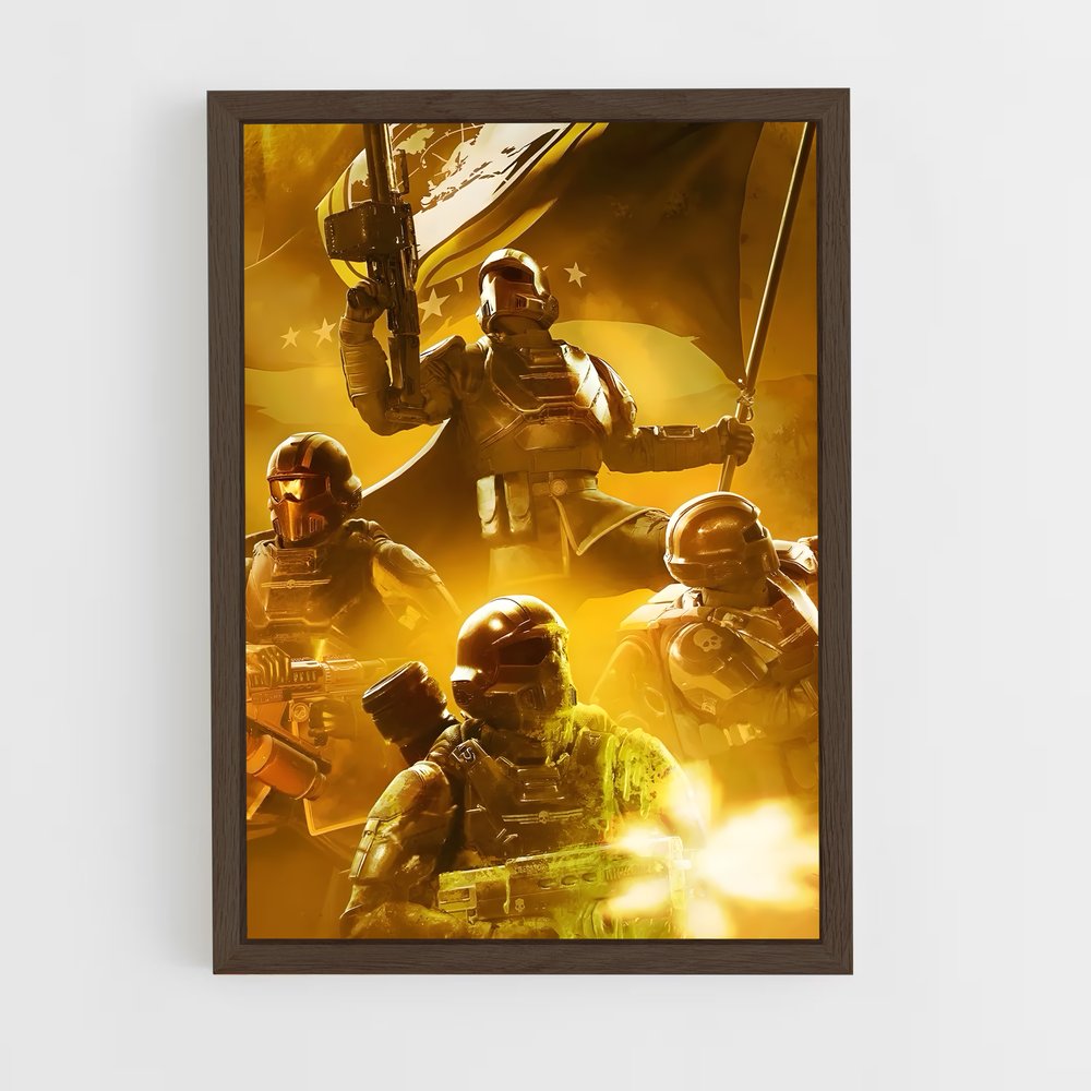 ap-helldivers-1 cadre Bois foncé