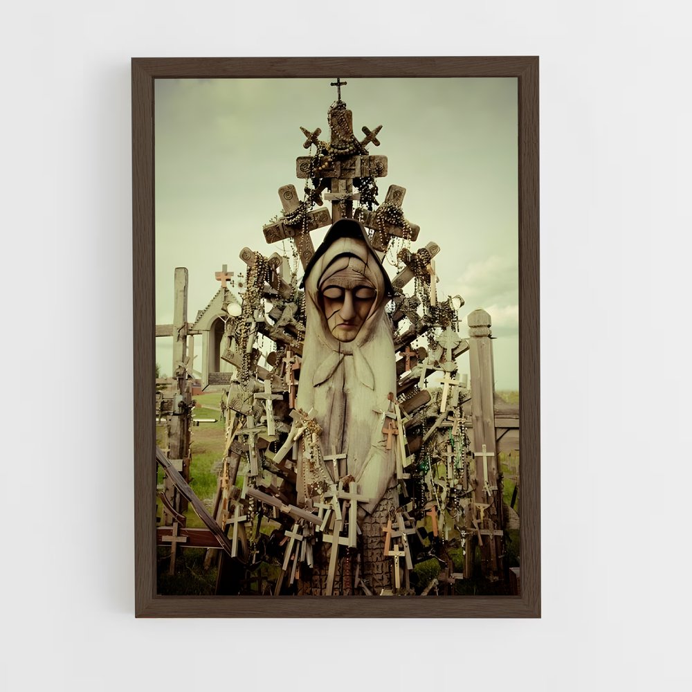ap-hill of crosses-2 cadre Bois foncé