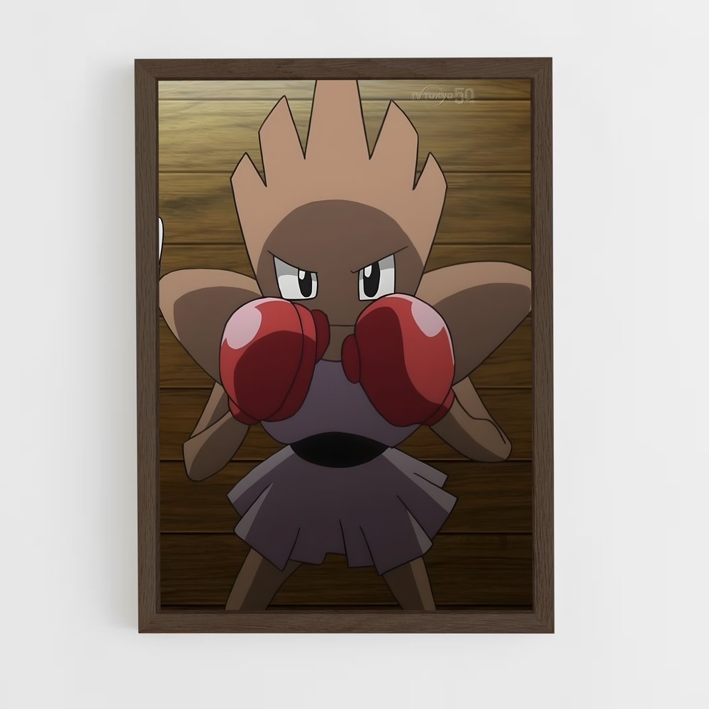 ap-hitmonchan-1 cadre Bois foncé