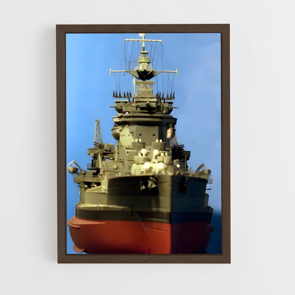 ap-hms warspite-2 cadre Bois foncé