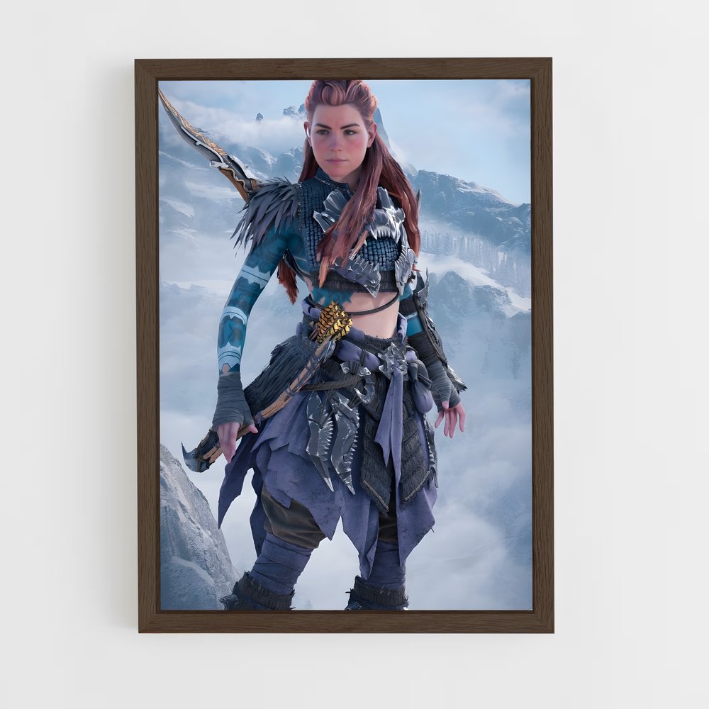 ap-horizon zero dawn-12 cadre Bois foncé