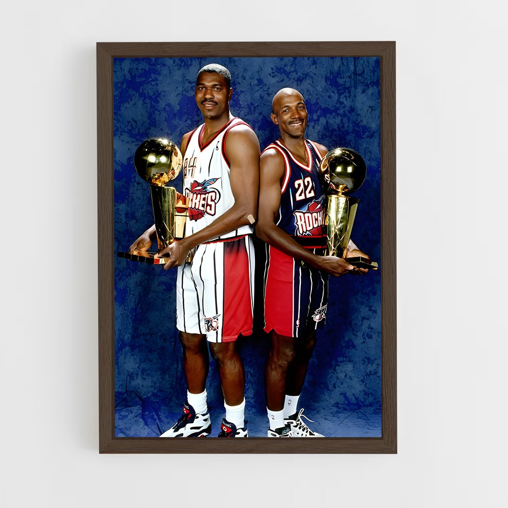 ap-houston rockets-7 cadre Bois foncé