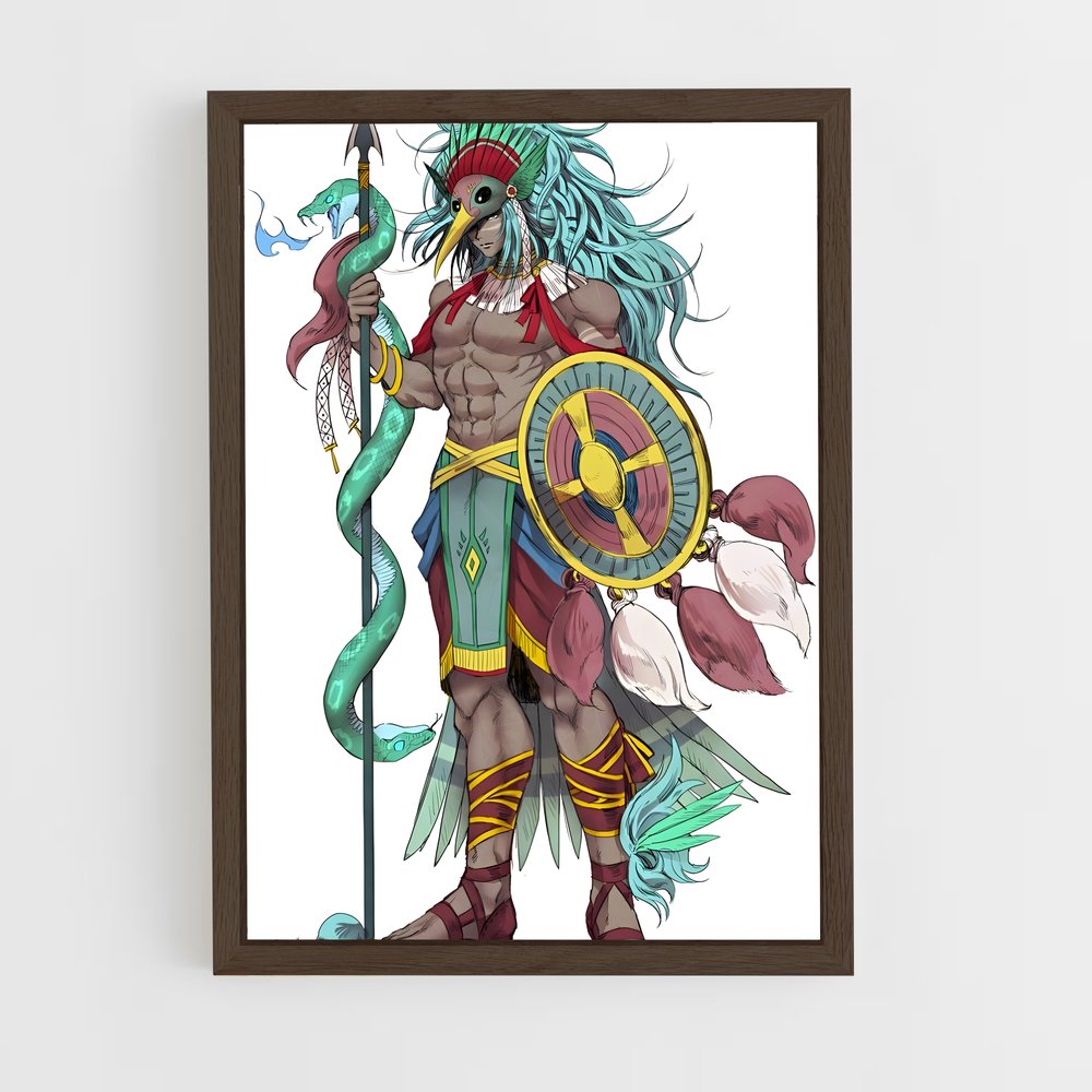 ap-huitzilopochtli-1 cadre Bois foncé