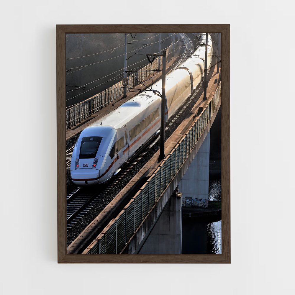 ap-ice deutsche bahn-4 cadre Bois foncé