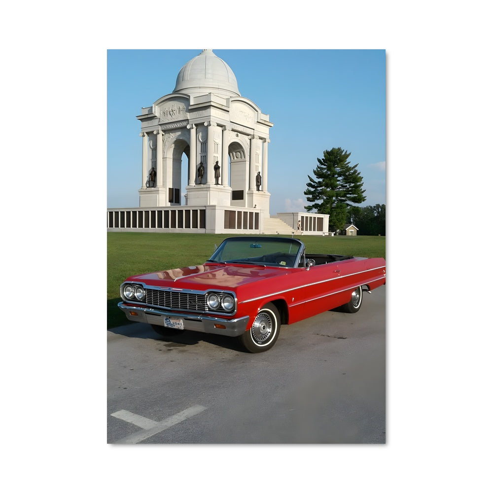 Poster Impala Rouge et Histoire