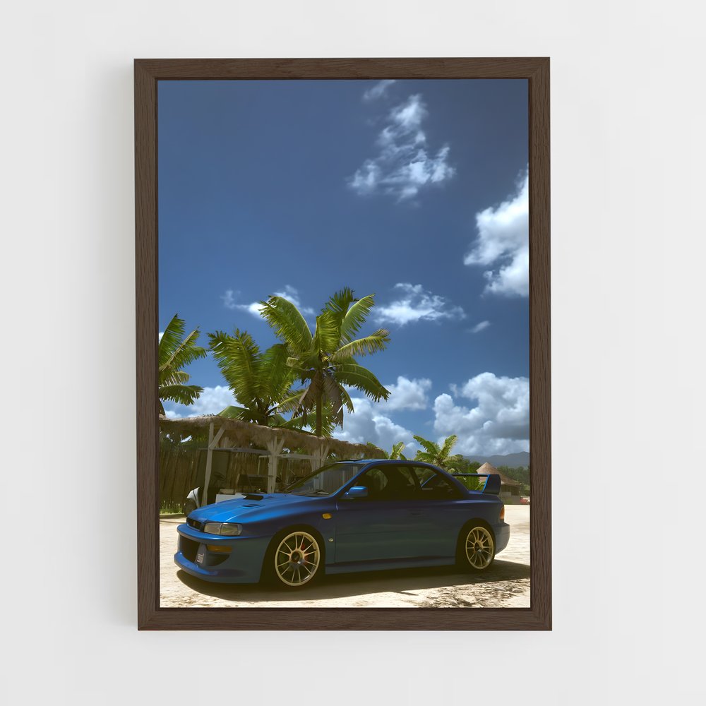 ap-impreza 22b sti-1 cadre Bois foncé