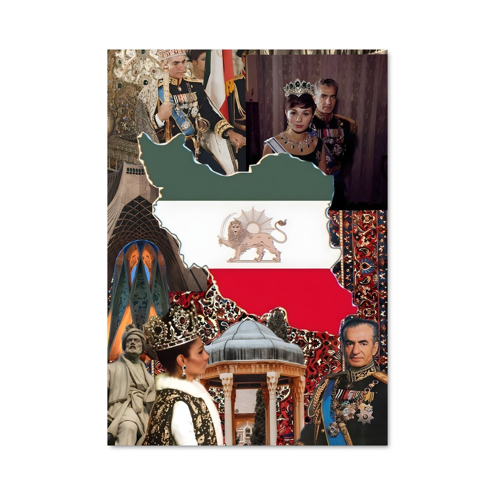 Poster Drapeau de Perse