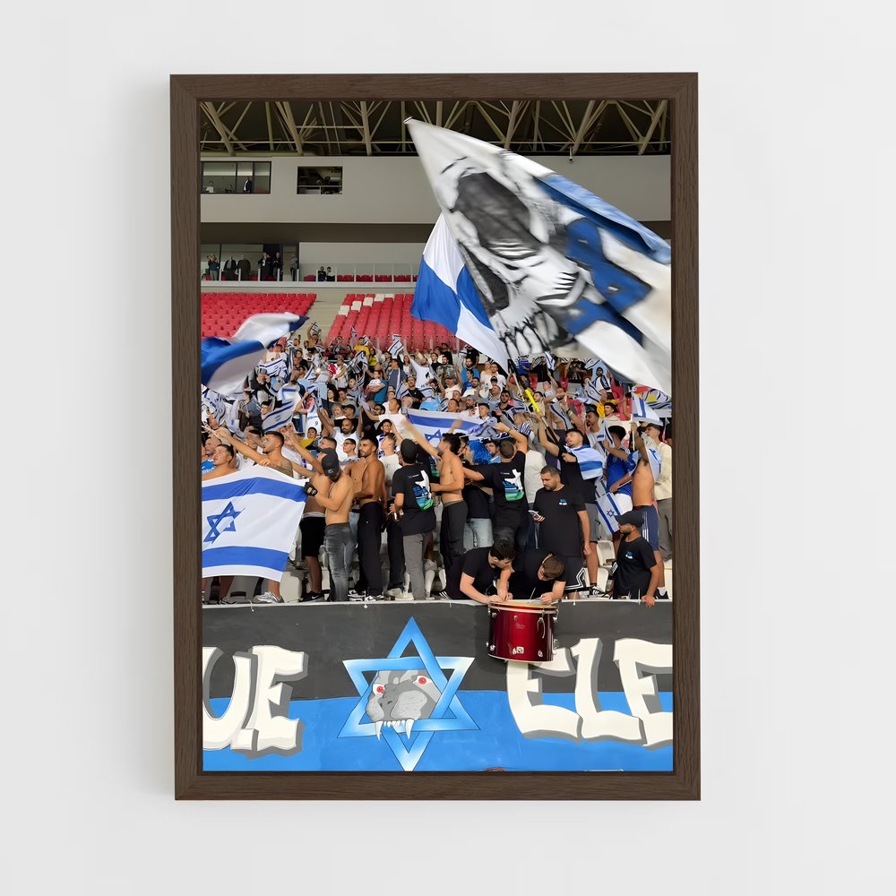 ap-israel national football team-3 cadre Bois foncé