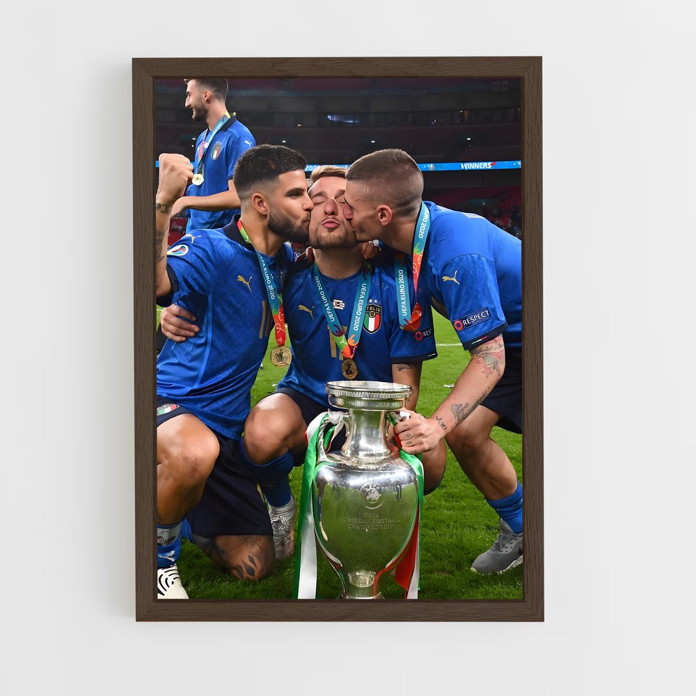 ap-italy national rugby team-1 cadre Bois foncé